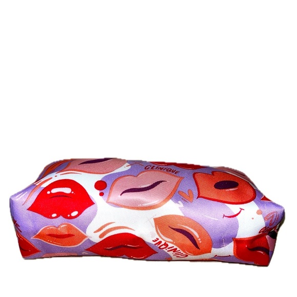 Clinique Valentines Day Happy Lips (Empty) Cosmetic Bag, NWOT - Picture 3 of 6